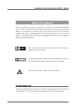 Preview for 4 page of Santec PEM-320 Operation Manual