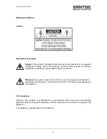 Предварительный просмотр 3 страницы Santec SNC-637ID User Manual