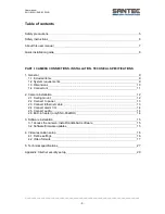 Preview for 3 page of Santec SNC-8322HO User Manual