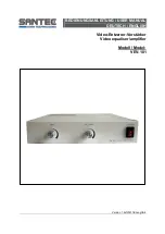 Предварительный просмотр 1 страницы Santec VEV-101 User Manual