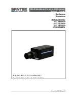 Santec VTC-8120WDP User Manual предпросмотр