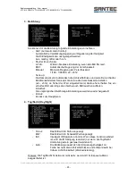 Preview for 25 page of Santec VTC-8120WDP User Manual