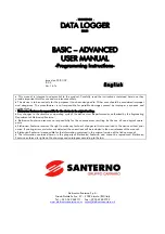 Santerno ES851 User Manual preview