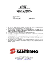 Santerno SINUS H User Manual preview