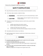 Preview for 2 page of Santerno Sinus M User Manual