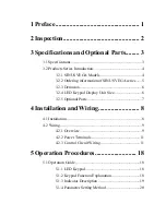 Preview for 3 page of Santerno SINUS VEGA 2S User Manual