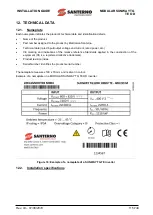 Предварительный просмотр 115 страницы Santerno SUNWAY TG1200 1000V TE OD Installation Manual