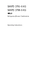 SANTO 3791-6 KG Operating Instructions Manual preview