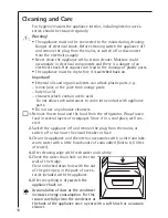 Preview for 16 page of SANTO 60160 TK Operating Instructions Manual