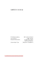 SANTO C 9 18 40-6i User Manual preview