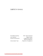 Preview for 1 page of SANTO C 9 18 40-6i User Manual