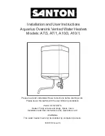 Preview for 1 page of Santon Aquarius A7/3 Installation And User Instructions Manual