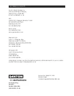 Preview for 8 page of Santon Aquarius A7/3 Installation And User Instructions Manual