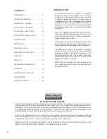 Preview for 2 page of Santon PremierPlus 100 Installation And Servicing Instructions