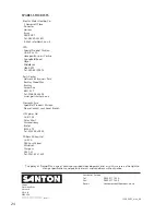 Preview for 24 page of Santon PremierPlus 100 Installation And Servicing Instructions