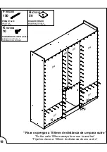 Preview for 18 page of Santos Andirá PENTEADEIRA PLUS 5.5 WARDROBE 154944 Assembling Instructions