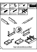 Preview for 22 page of Santos Andirá PENTEADEIRA PLUS 5.5 WARDROBE 154944 Assembling Instructions