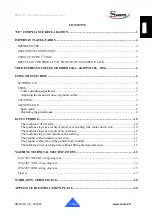 Preview for 2 page of Santos 06 - 06A User And Maintenance Manual