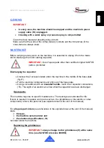 Preview for 8 page of Santos 06 - 06A User And Maintenance Manual