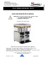 Preview for 1 page of Santos 34 User And Maintenance Manual