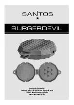 Предварительный просмотр 15 страницы Santos Burgerdevil Instruction Manual