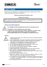 Предварительный просмотр 19 страницы Santos SANTOSAFE 37 User And Maintenance Manual