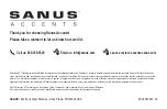 Preview for 20 page of sanus accents AST16 Instruction Manual