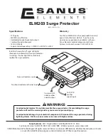 Preview for 1 page of Sanus Elements ELM203 Instructions