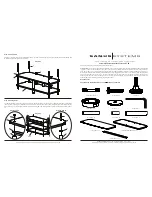 Preview for 1 page of Sanus Systems Accurate Furniture AFV48 Assembly Instructions