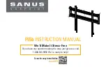 SANUS VuePoint F55b Instruction Manual preview