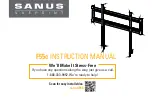 SANUS VuePoint F55c Instruction Manual preview