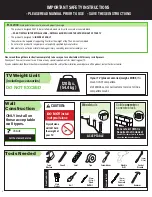 Preview for 2 page of SANUS VuePoint FLF325-B2 Instruction Manual