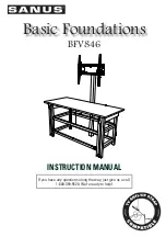 Sanus BFV846 Instruction Manual предпросмотр