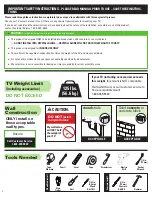 Preview for 2 page of Sanus BLF328 Instruction Manual