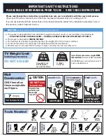 Preview for 2 page of Sanus BLT2 Instruction Manual