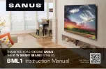 Sanus BML1 Instruction Manual предпросмотр