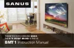 Sanus BMT1 Instruction Manual preview