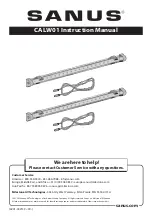 Sanus CALW01 Instruction Manual preview