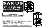 Sanus CFR1615 Instruction Manual предпросмотр