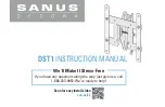 Предварительный просмотр 1 страницы Sanus Decora DST1 Instruction Manual