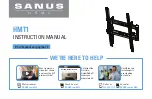 Sanus HMT1 Instruction Manual предпросмотр