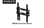 Sanus MMT16b Instruction Manual предпросмотр