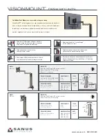 Предварительный просмотр 2 страницы Sanus Sanus VisionMount MD115-G1 Brochure & Specs