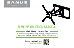 Sanus SLF9 Instruction Manual preview