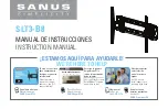 Sanus SLT3-B8 Instruction Manual предпросмотр