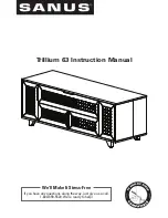 Предварительный просмотр 1 страницы Sanus Trillium 63 Instruction Manual