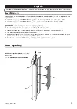 Предварительный просмотр 5 страницы Sanus VF2012 Instruction Manual