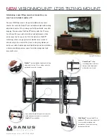 Sanus VisionMount LT25 Specifications preview