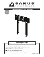 Sanus VisionMount VML10 Instruction Manual preview