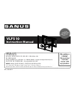 Sanus VLF510 Instruction Manual предпросмотр